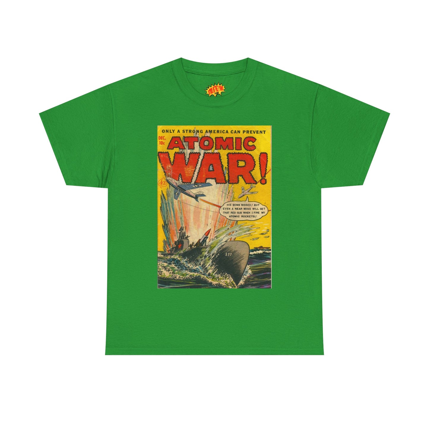 Atomic War Dec. Comic Tee Shirt *Multiple Colors*
