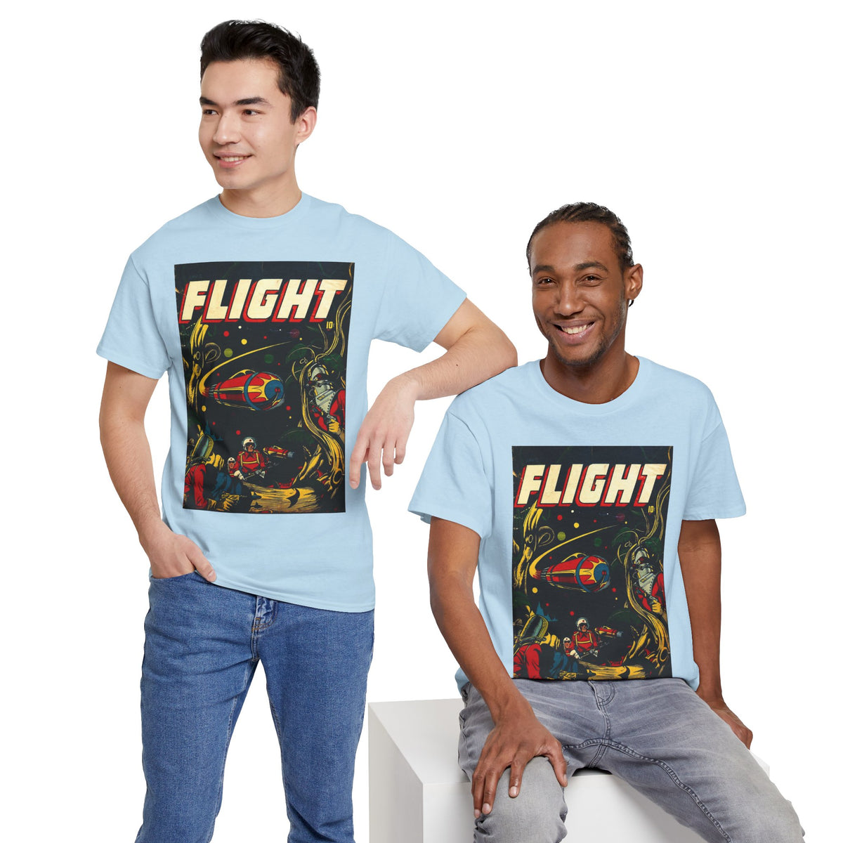 Captain Flight Comic Book Tee Shirt