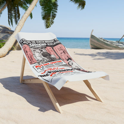 Creation of The Humanoids Vintage Sci‑Fi Movie Poster Art Beach Towel