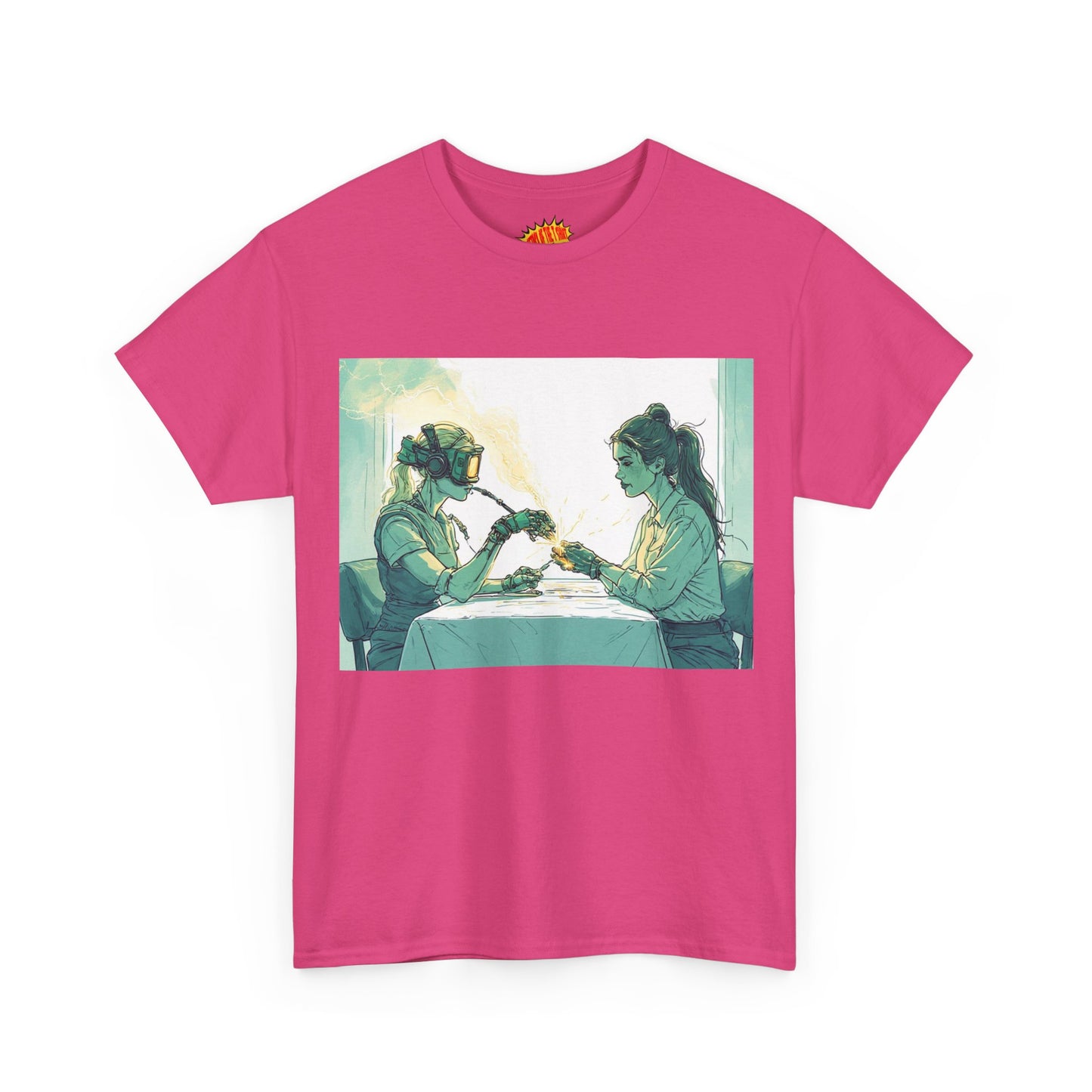 Robot Hands Manicure Scene T-Shirt *Multiple Colors*