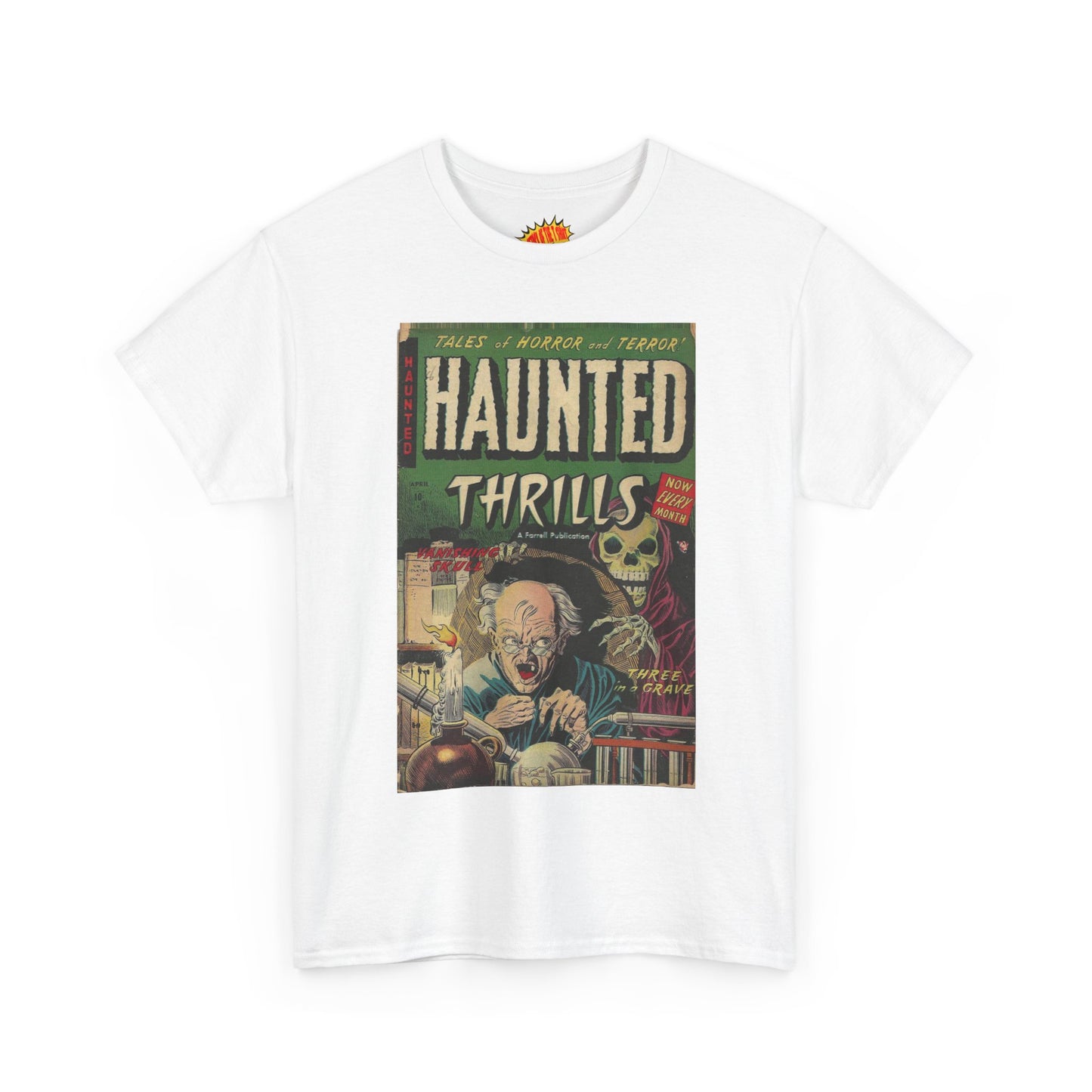 Haunted Thrills April Comic Tee Shirt *Multiple Colors*