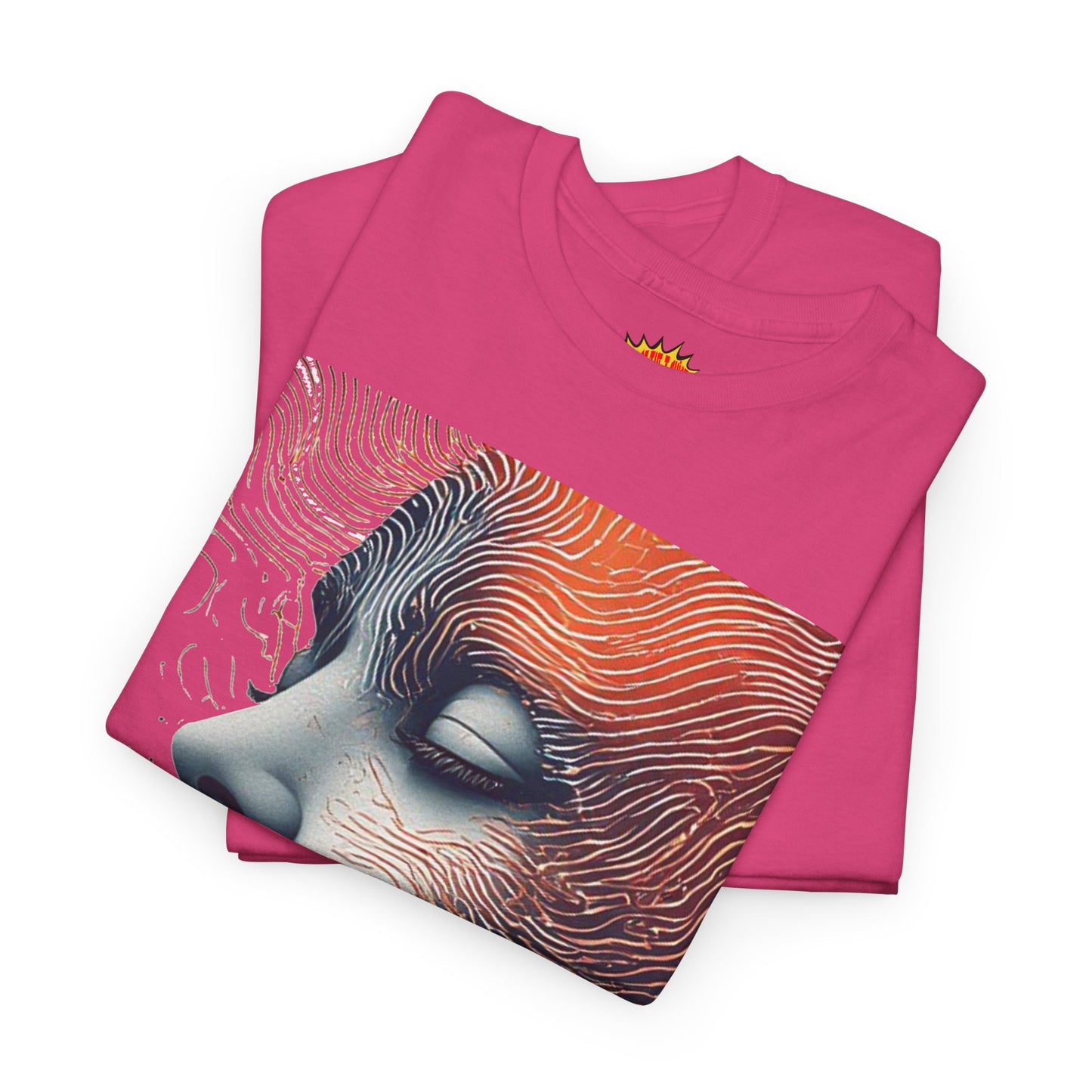 Graphic Art Face Tee Shirt *Multiple Colors*