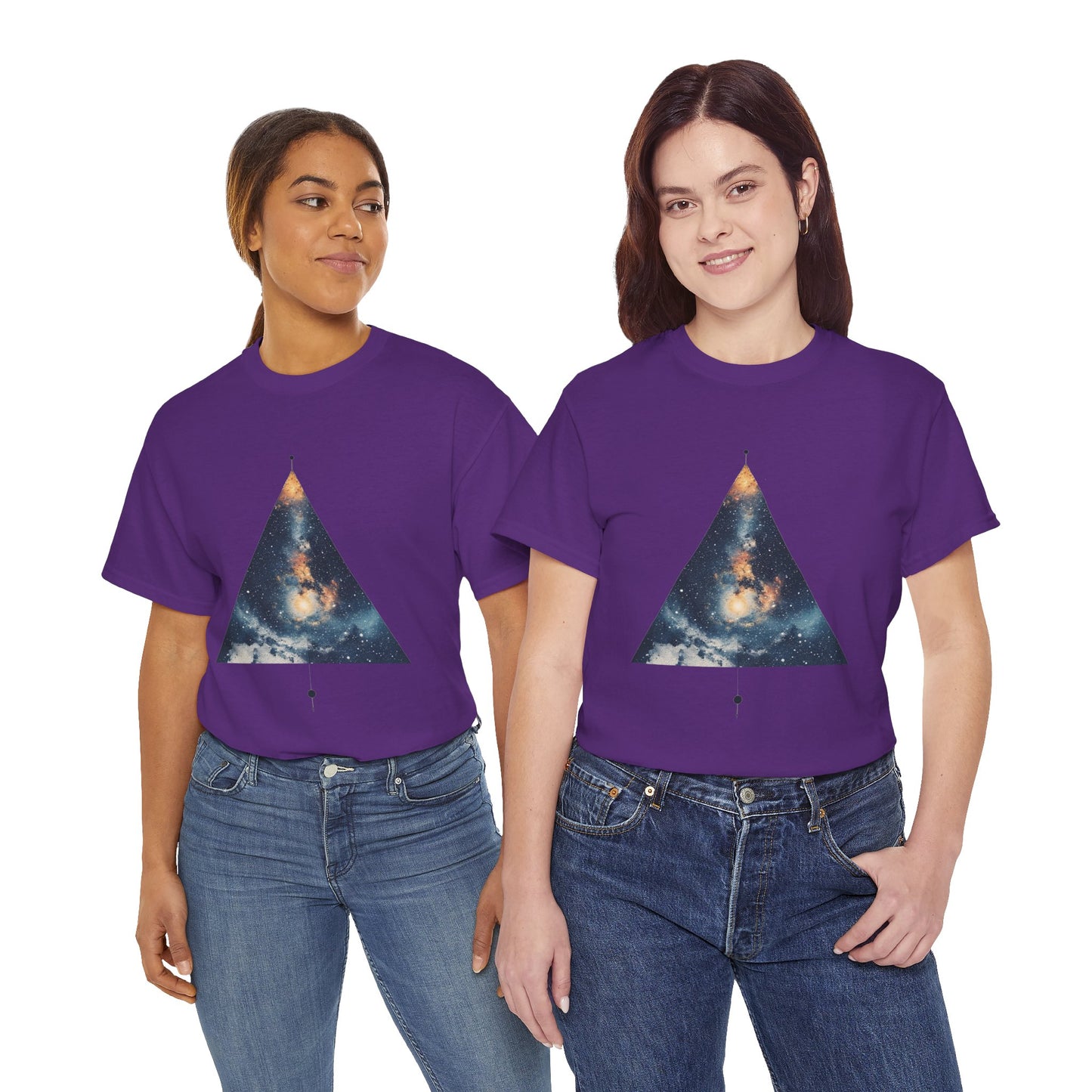 Triangle Nebula Graphic Space Art Tee Shirt *Multiple Colors*