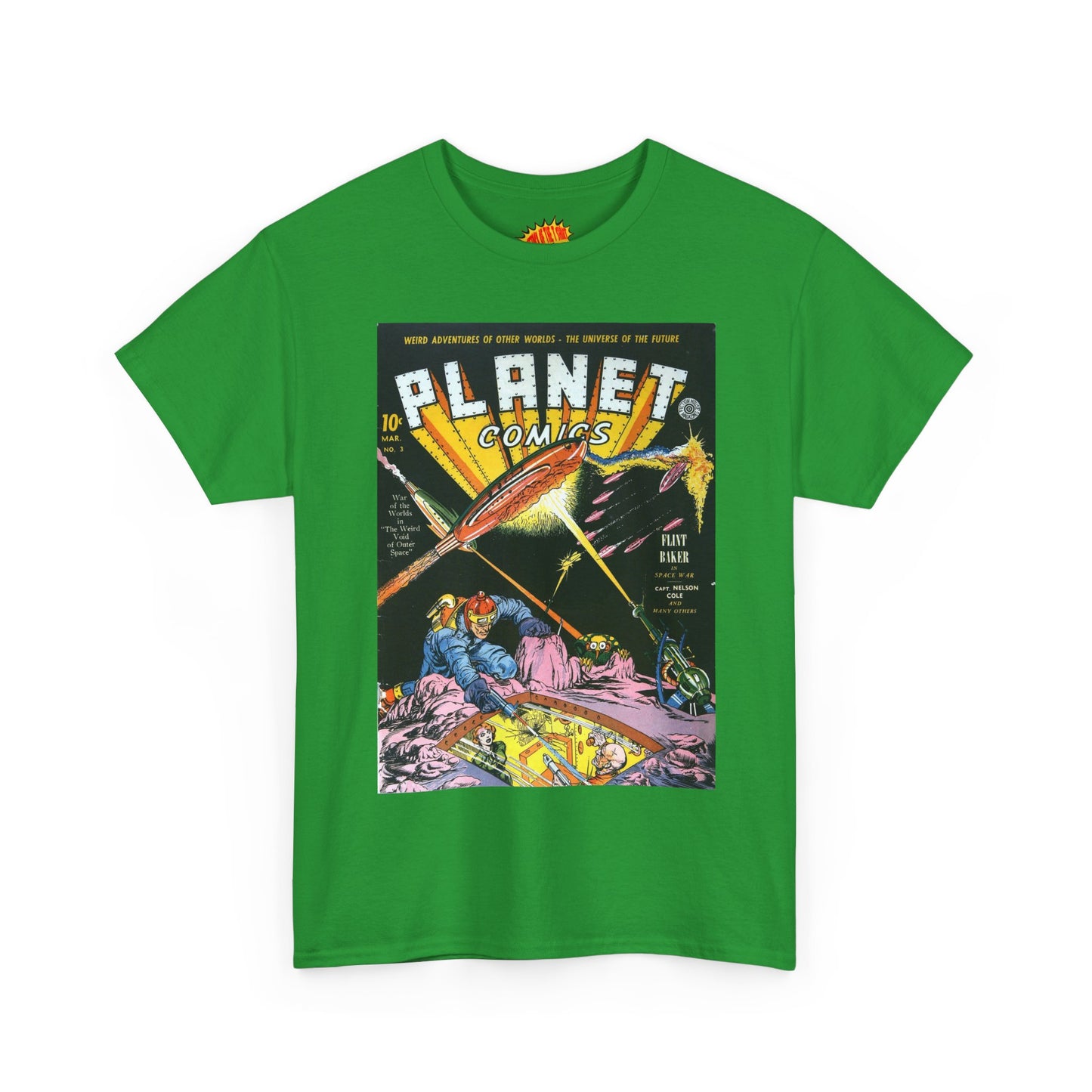 Planet Comics #3 - Heavy Cotton Tee *Dark Colors*