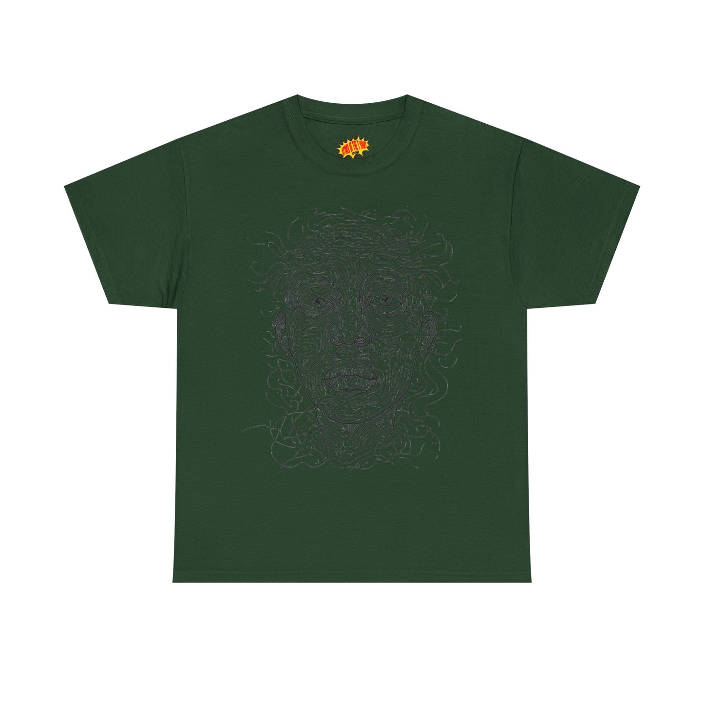 Graphic Line Art Portrait Tee Shirt *Multiple Colors*