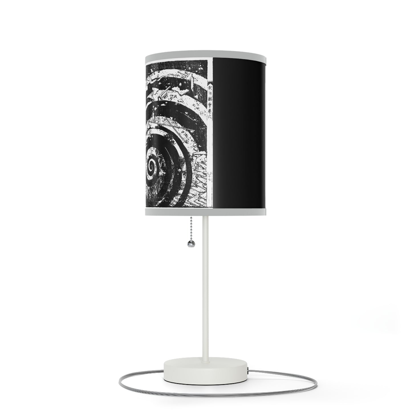 Destruction by Hokusai Japanese Woodcut Lamp