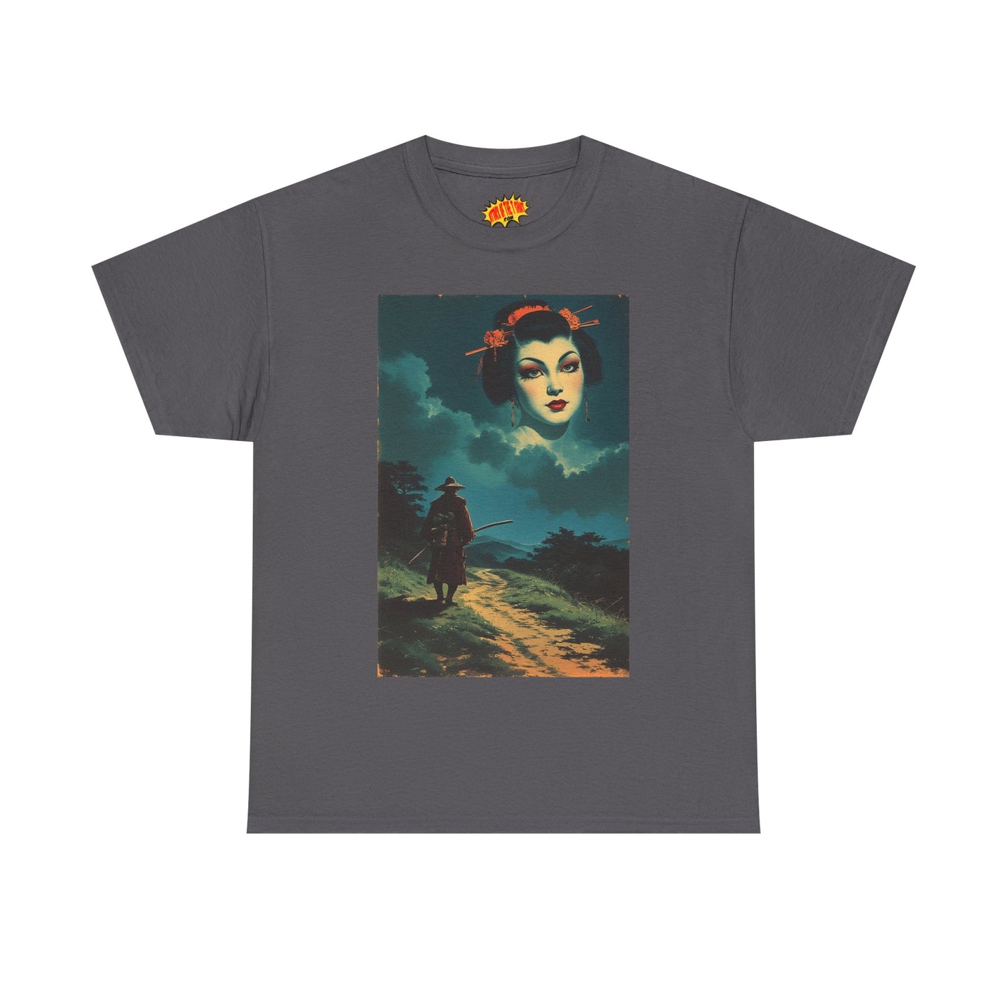 Walking Samurai w/Cloud Woman T-Shirt *Multiple Colors*