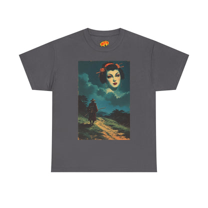 Walking Samurai w/Cloud Woman T-Shirt