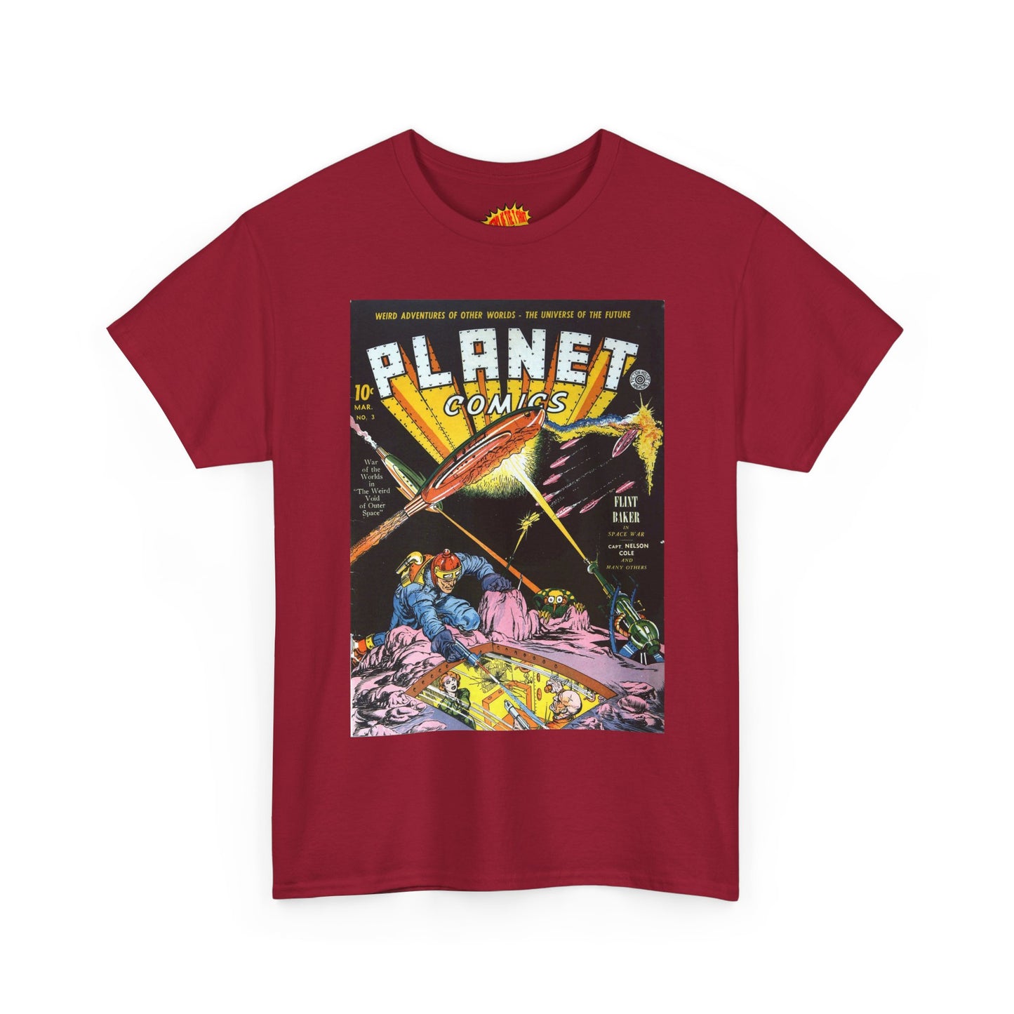 Planet Comics #3 - Heavy Cotton Tee *Dark Colors*