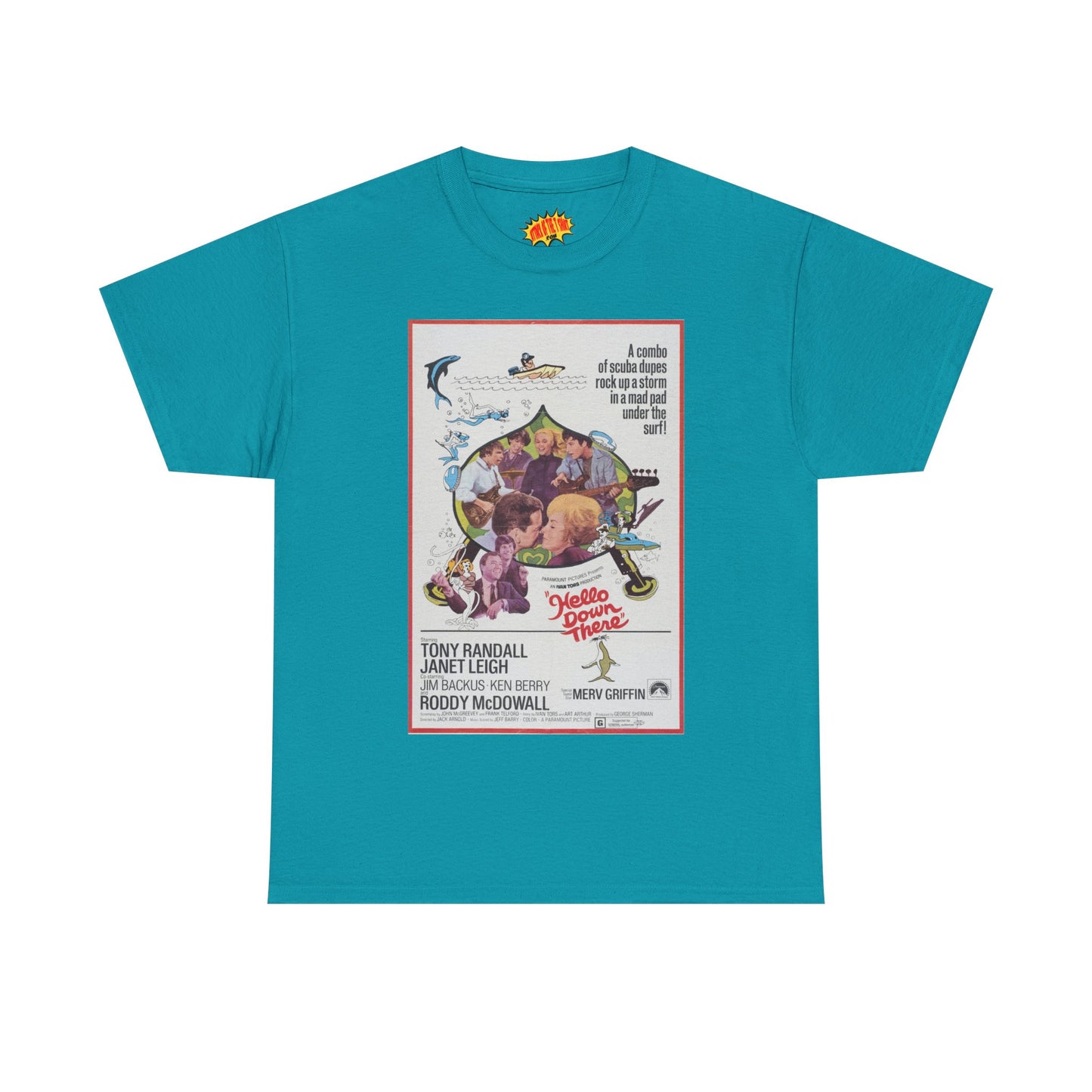 Hello Down There Movie Poster T-Shirt *Multiple Colors*
