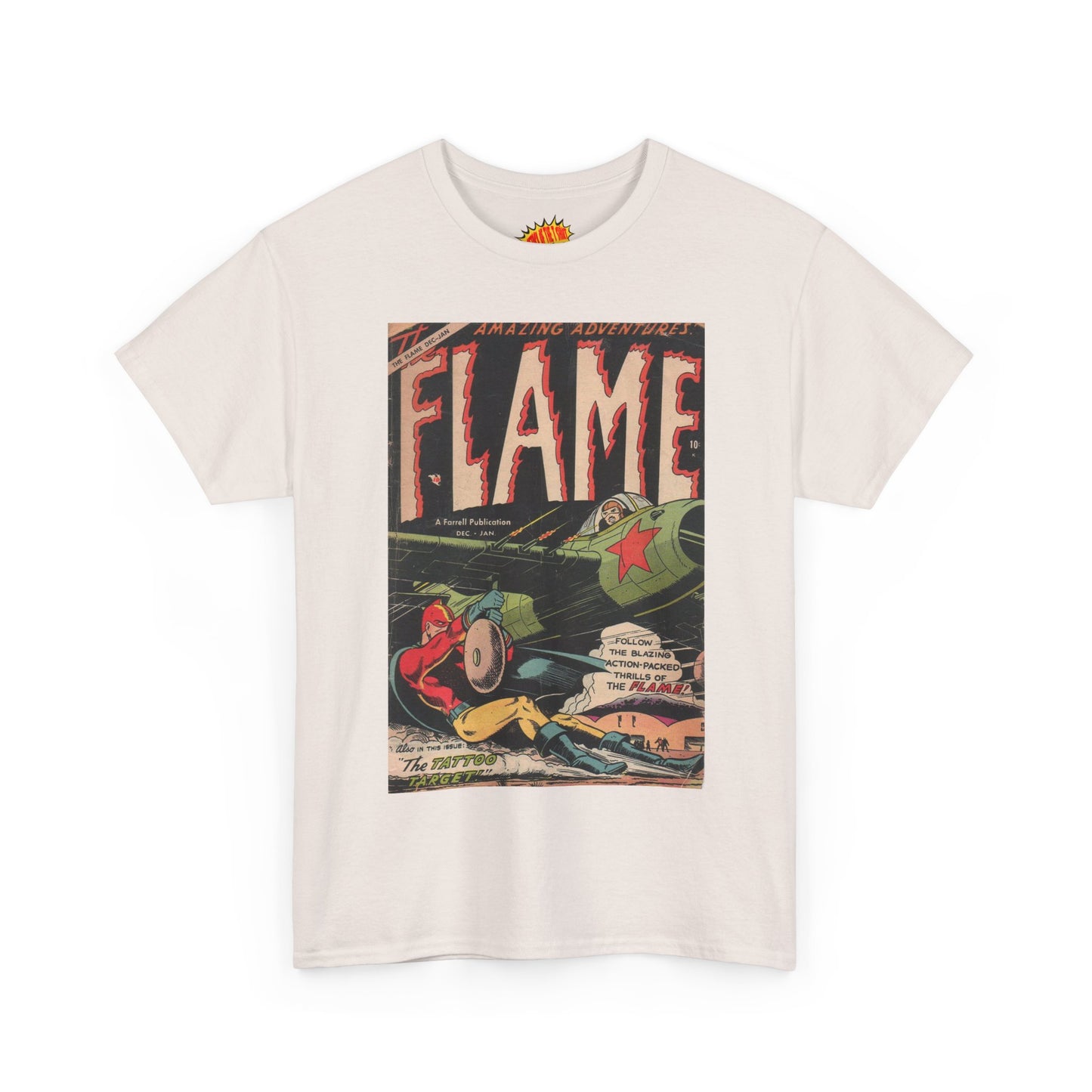 The Flame December - January Comic Tee Shirt *Multiple Colors*