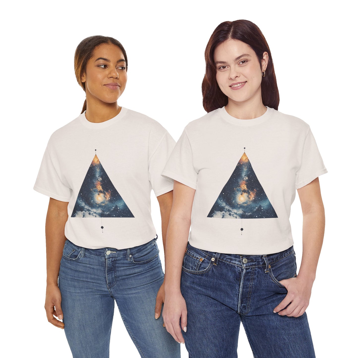 Triangle Nebula Graphic Space Art Tee Shirt *Multiple Colors*