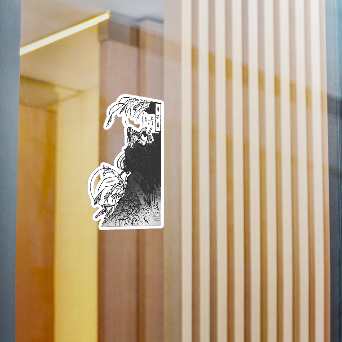 Inaba Mountain Moon Japanese Art Durable Vinyl Decal Sticker