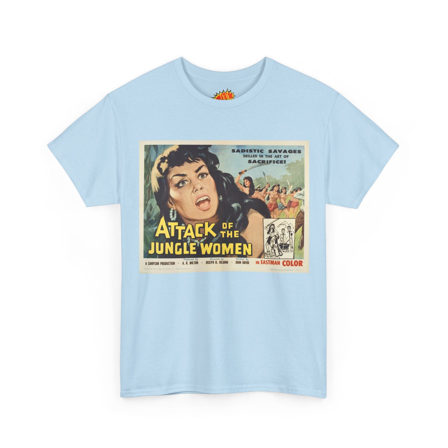 Attack of the Jungle Women Movie Poster T-Shirt *Multiple Colors*