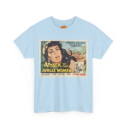 Attack of the Jungle Women Movie Poster T-Shirt