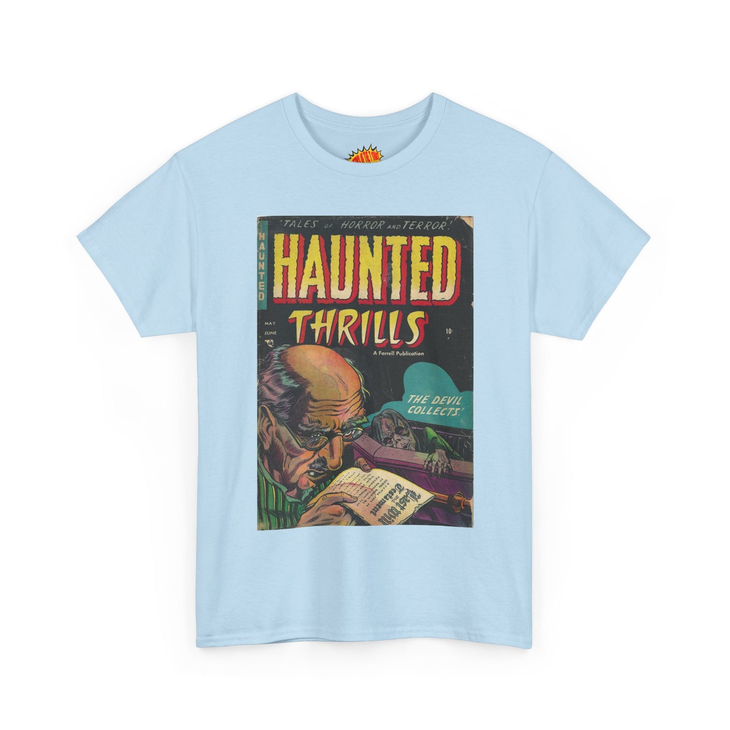 Haunted Thrills May - June Comic Tee Shirt *Multiple Colors*