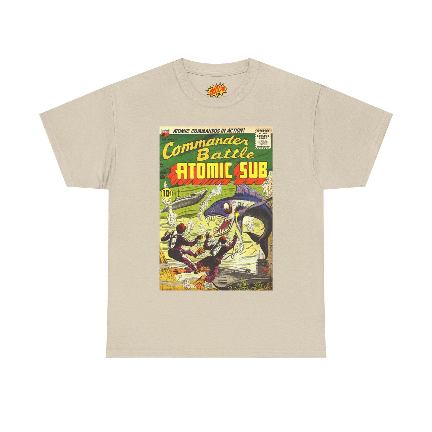Commander Battle Atomic Sub Comic No. 5 Tee Shirt *Multiple Colors*
