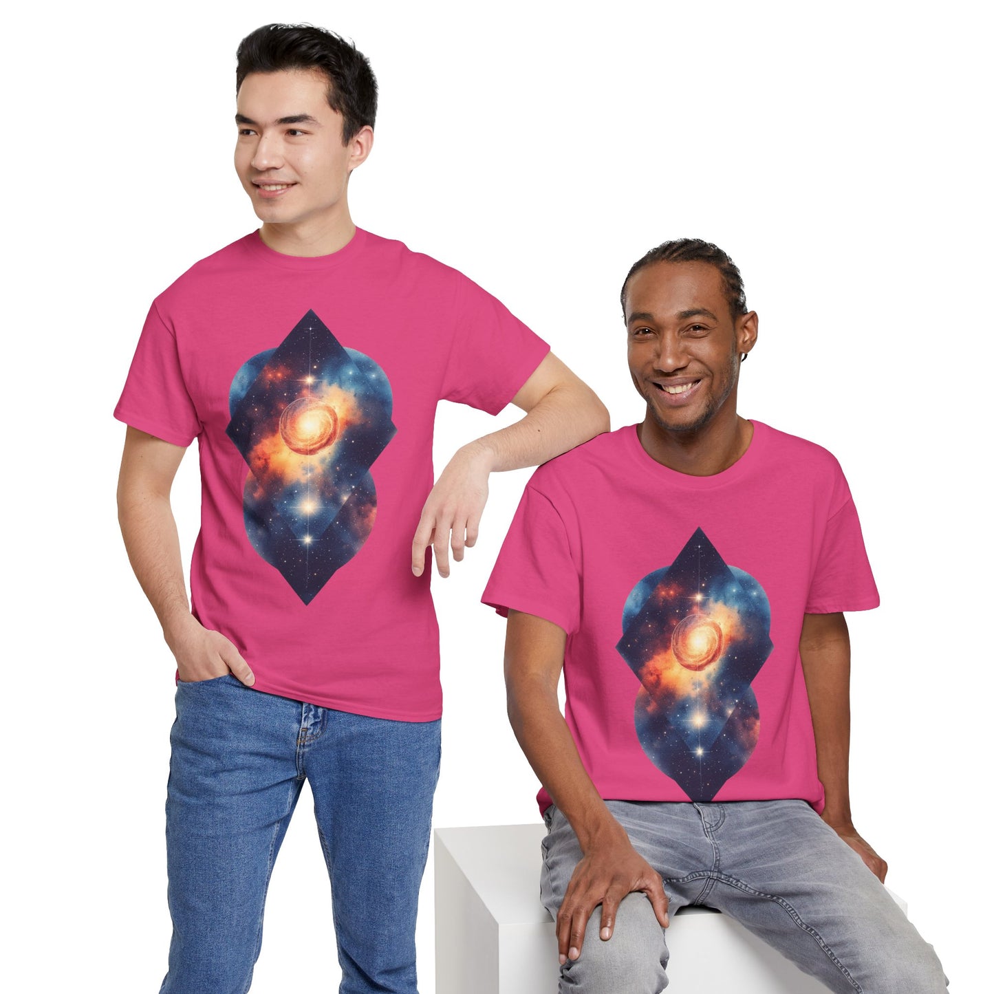 Double Diamond Nebula Graphic Space Art Tee Shirt *Multiple Colors*