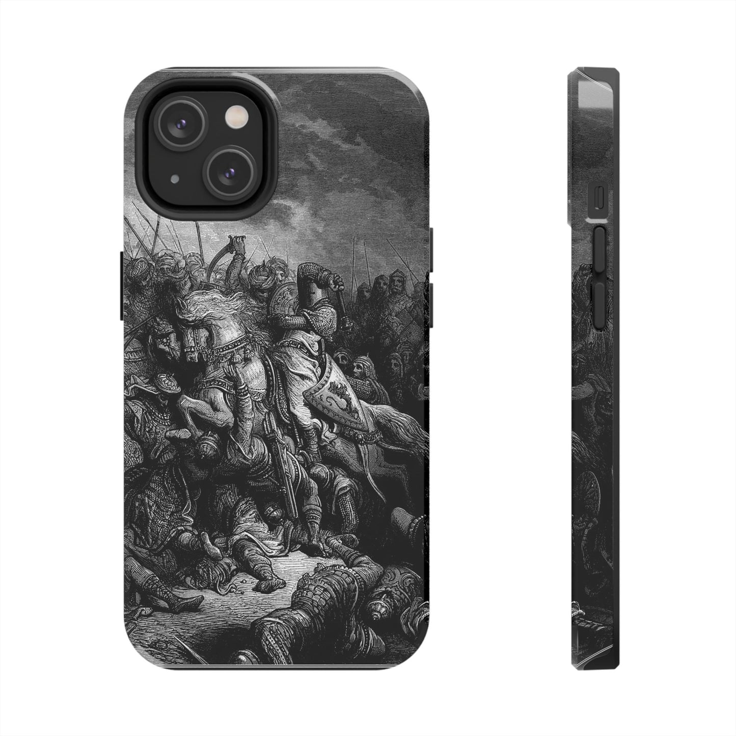 Richard and Saladin by Gustave Dore iPhone Case *Many Sizes Available*