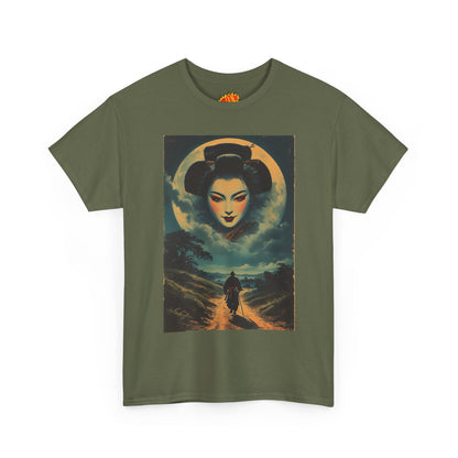 Walking Samurai w/Geisha Moon T-Shirt