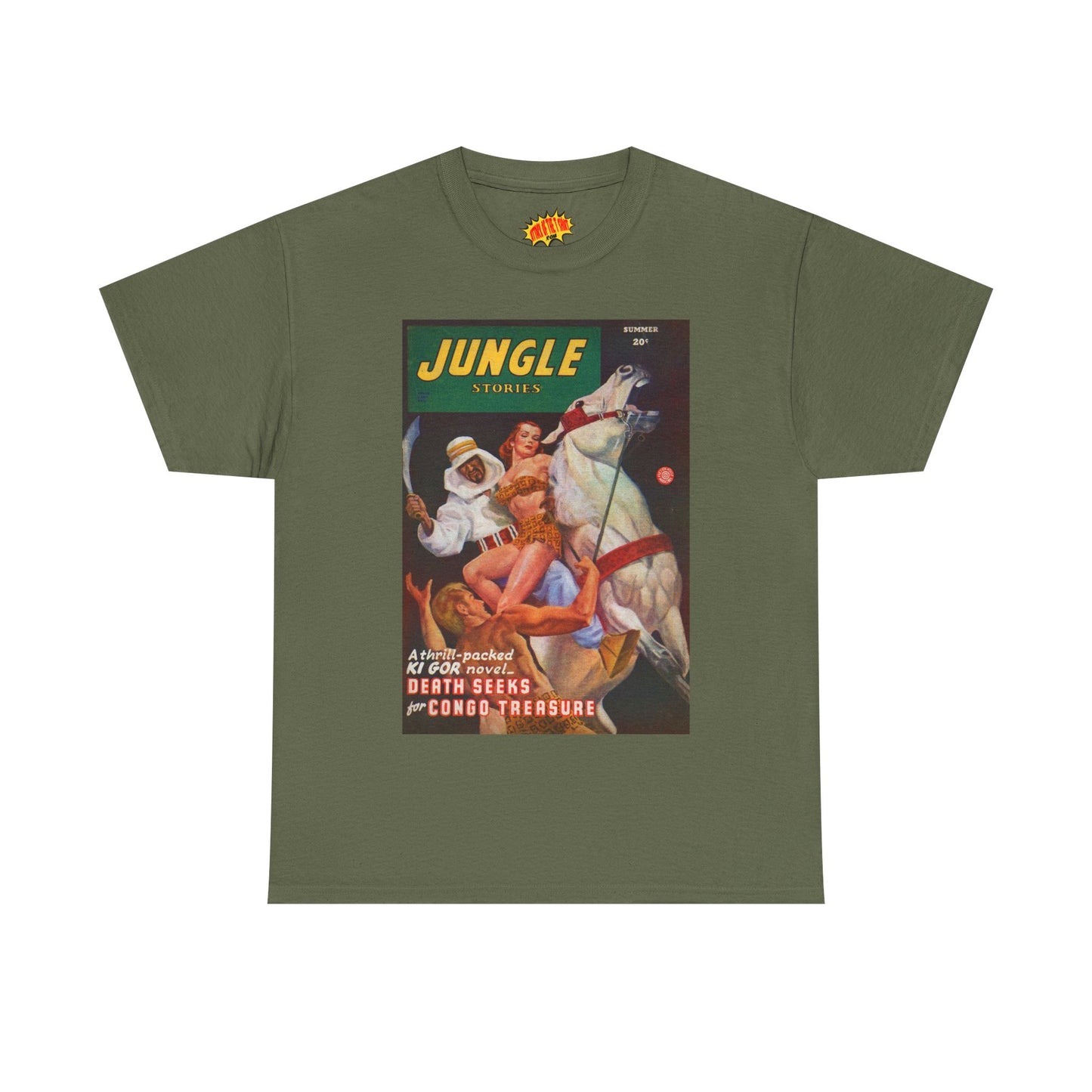 Jungle Stories Summer Comic Tee Shirt *Multiple Colors*
