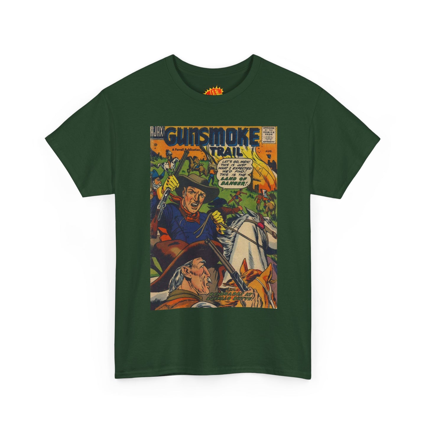 Gunsmoke Trail August Comic Tee Shirt *Multiple Colors*