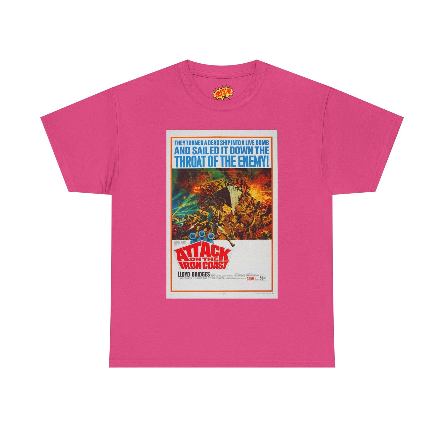 Attack on the Iron Coast Movie Poster T-Shirt *Multiple Colors*