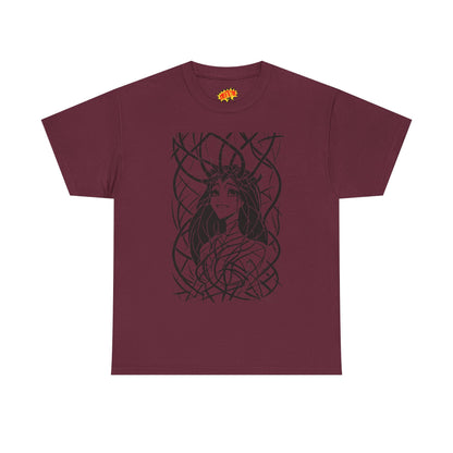 Thorny Vine Dryad Woman Fantasy Nature T-Shirt