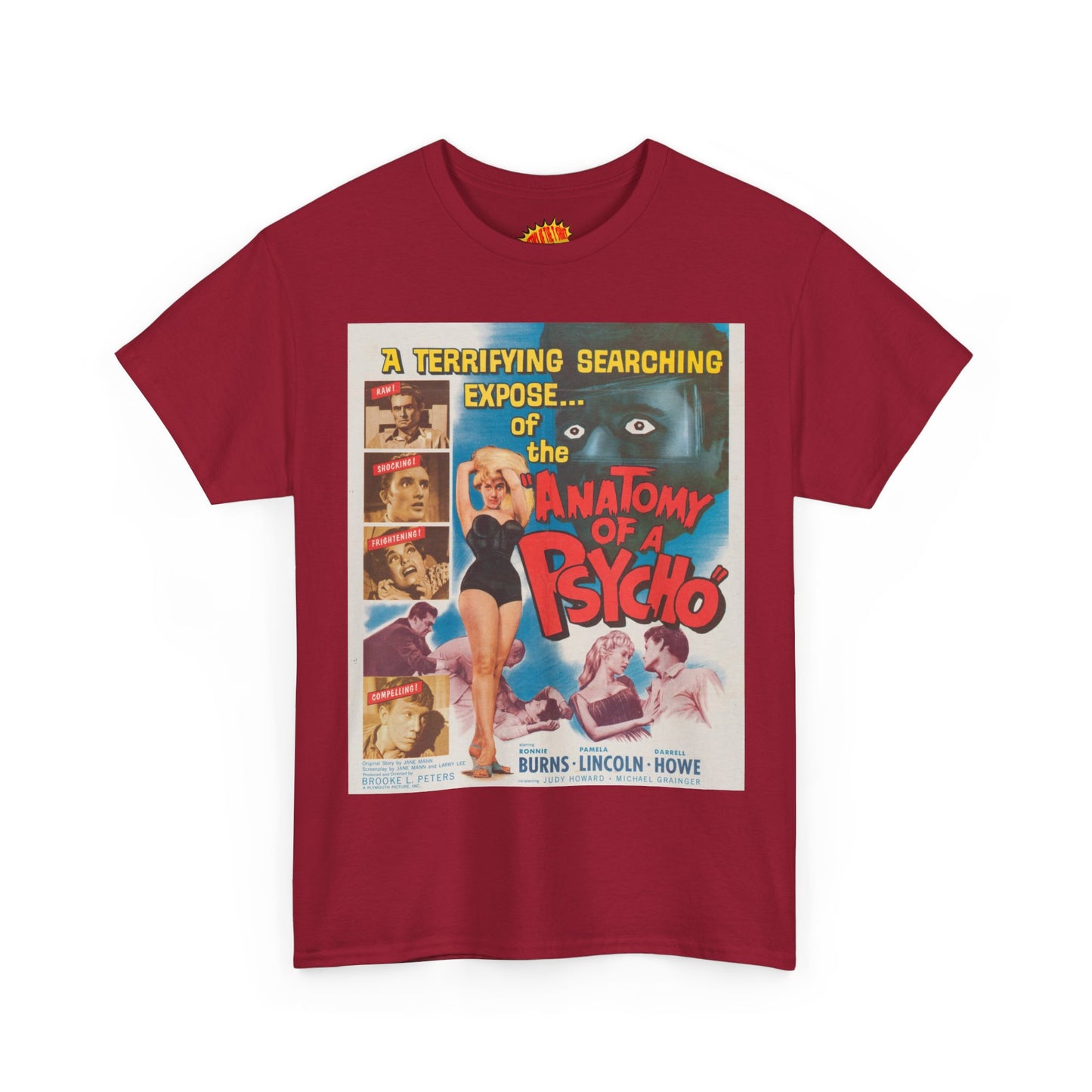 Anatomy of a Psycho Movie Poster T-Shirt *Multiple Colors*
