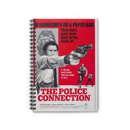 The Police Connection - Vintage Movie Poster Notebook