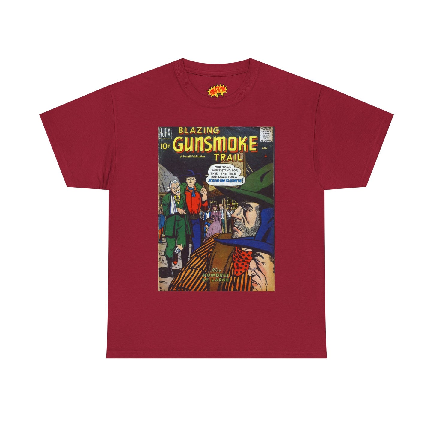 Gunsmoke Trail January Comic Tee Shirt *Multiple Colors*