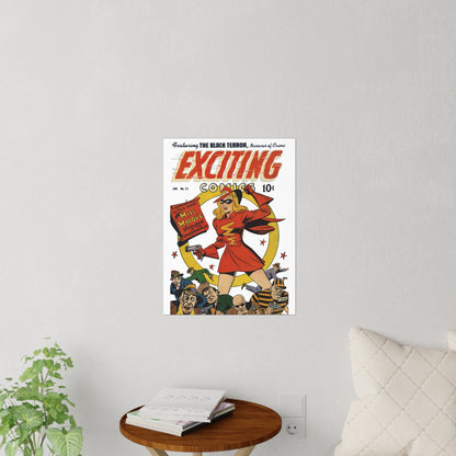 Exciting Comics #53 feat. Miss Masque Wall Decal *Many Sizes Available*