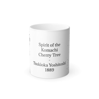 Spirit of the Komachi Cherry Tree Color Morphing Mug, 11oz