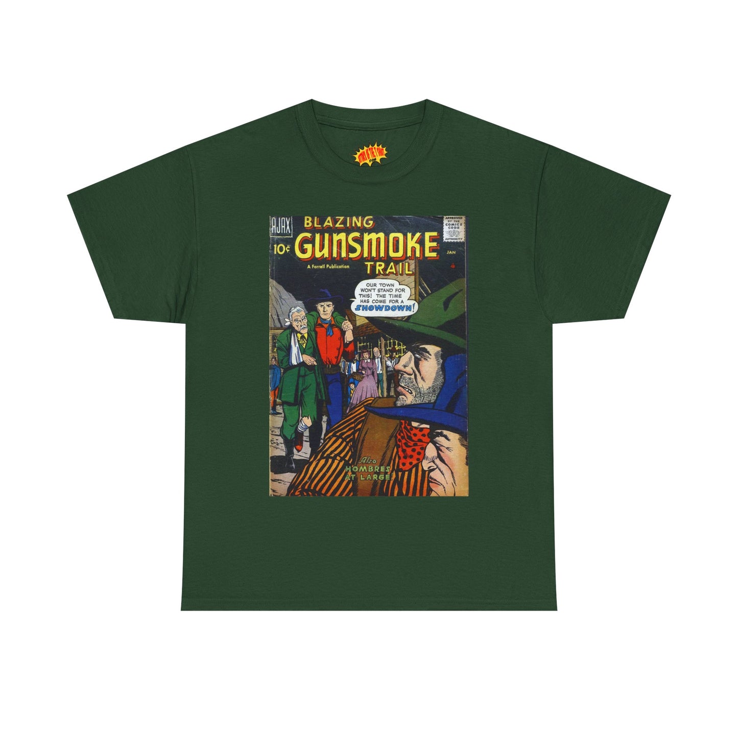 Gunsmoke Trail January Comic Tee Shirt *Multiple Colors*