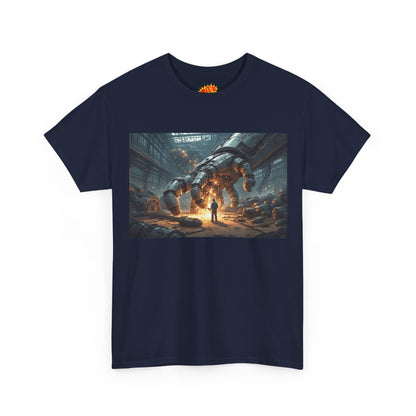 Anime Mech Factory w/Welder & Robot Hand T-Shirt