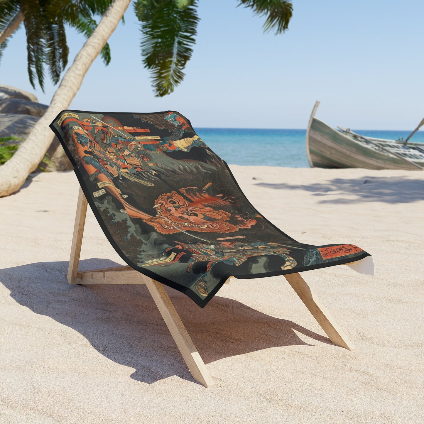 Utagawa Yoshitsuya Beach Towel