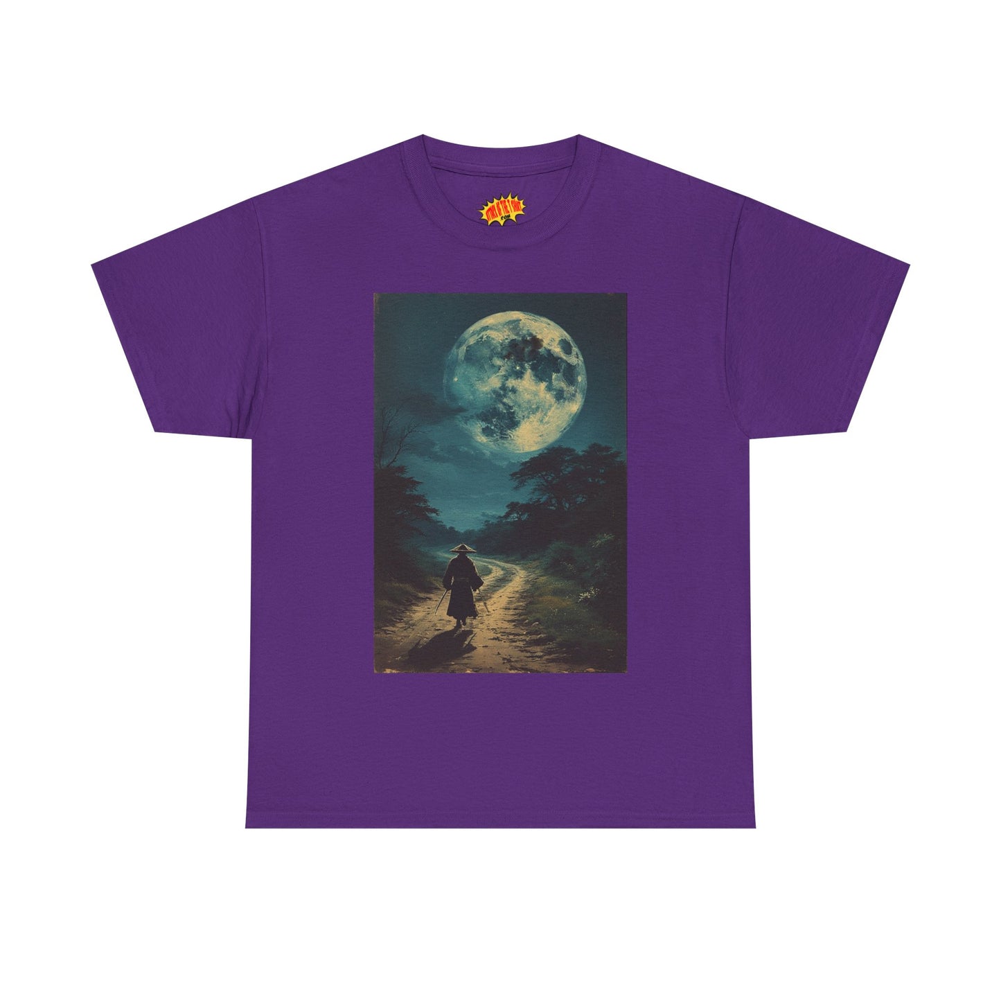 Walking Samurai w/Full Moon T-Shirt *Multiple Colors*