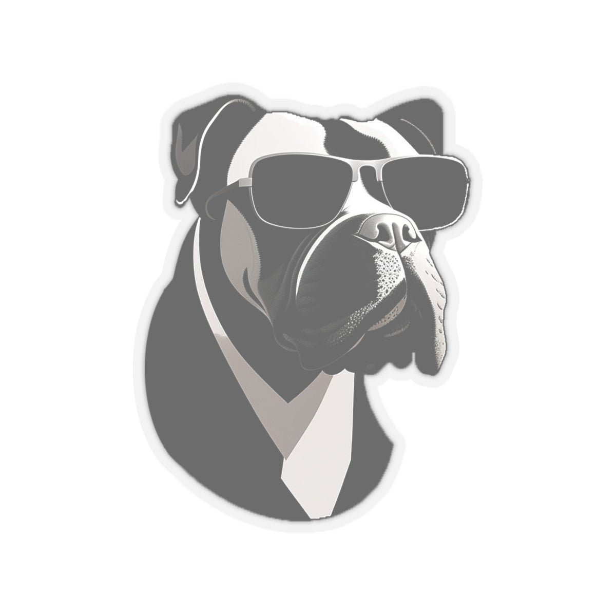 Dog with Sunglasses Stickers