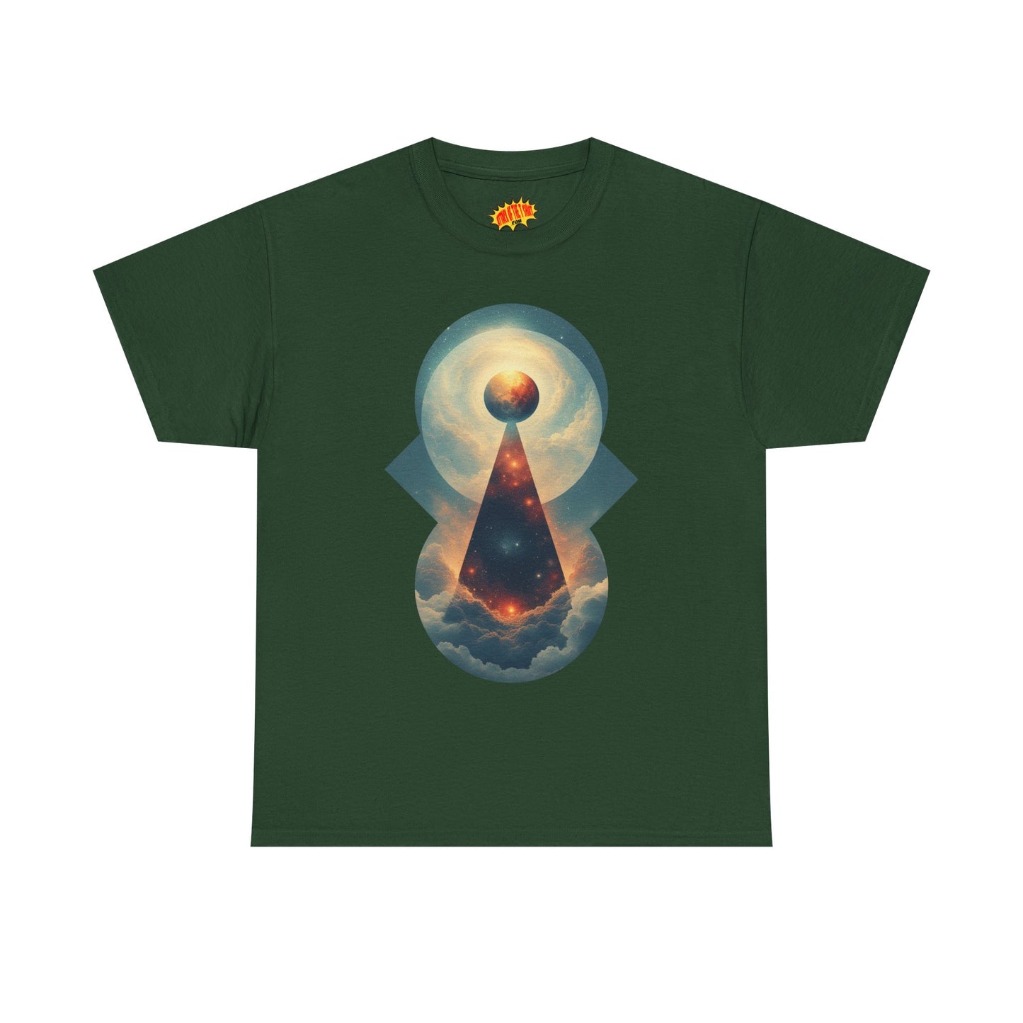 Geometric Galaxy Graphic Space Art Tee Shirt *Multiple Colors*