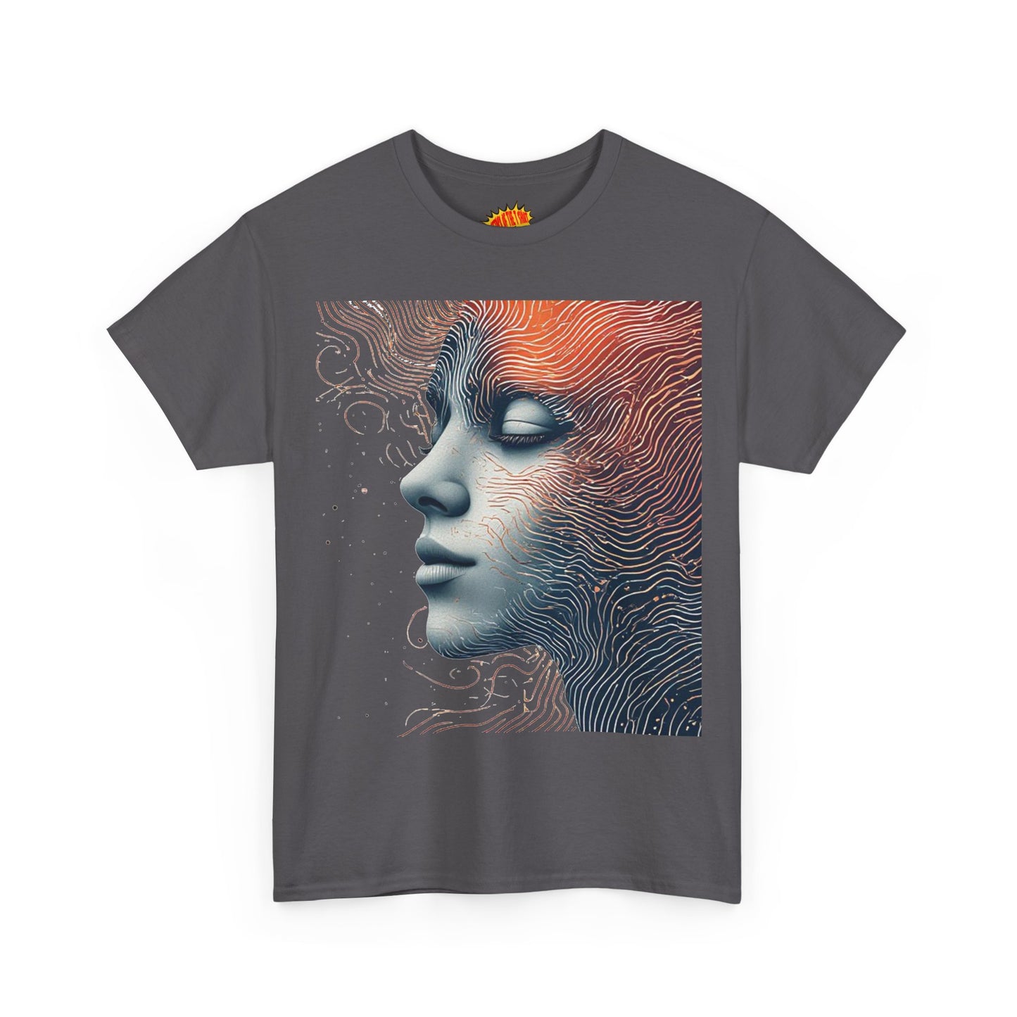 Graphic Art Face Tee Shirt *Multiple Colors*