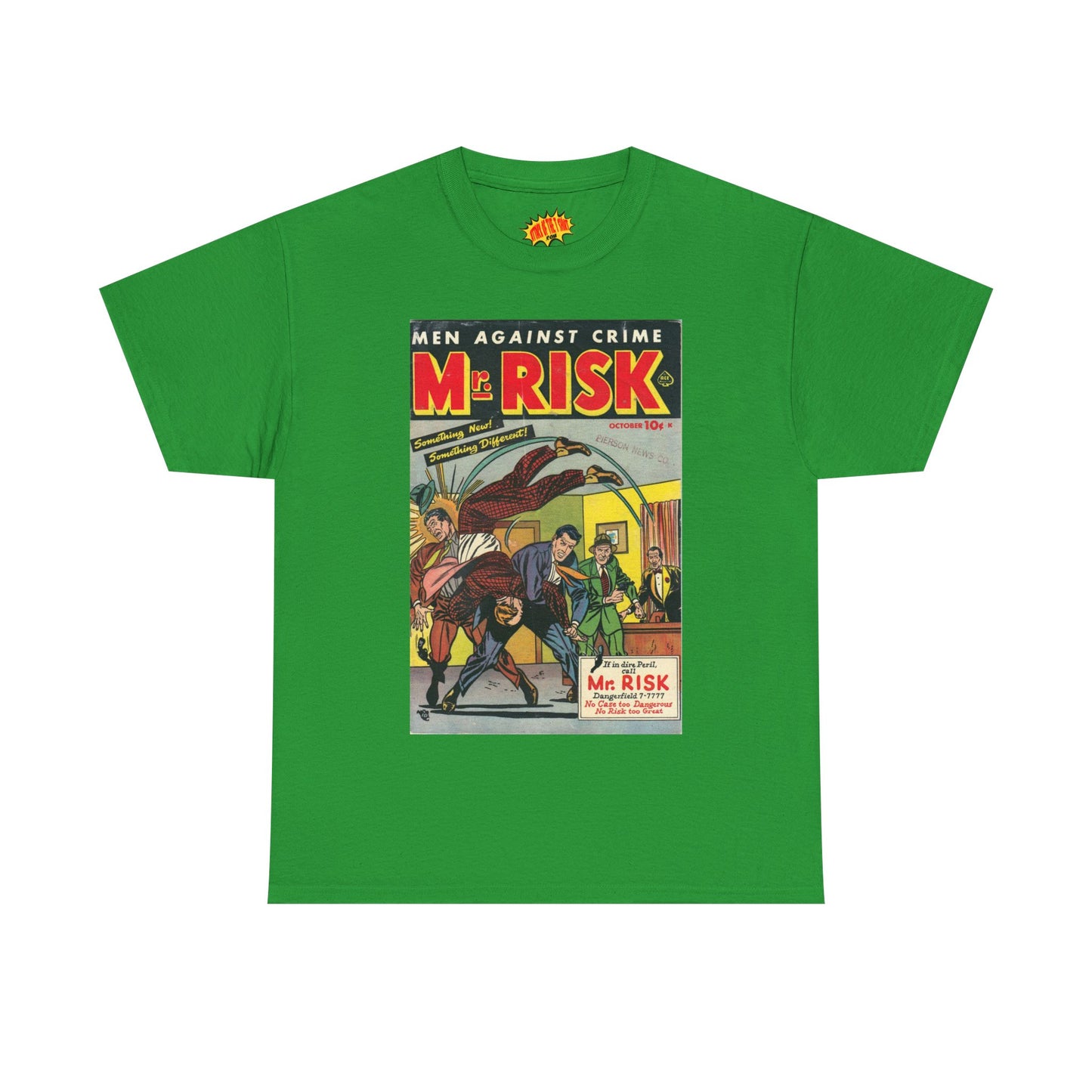Mr. Risk October Comic Tee Shirt *Multiple Colors*