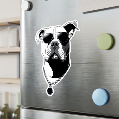 Dog with Sunglasses Durable Vinyl Decal Sticker