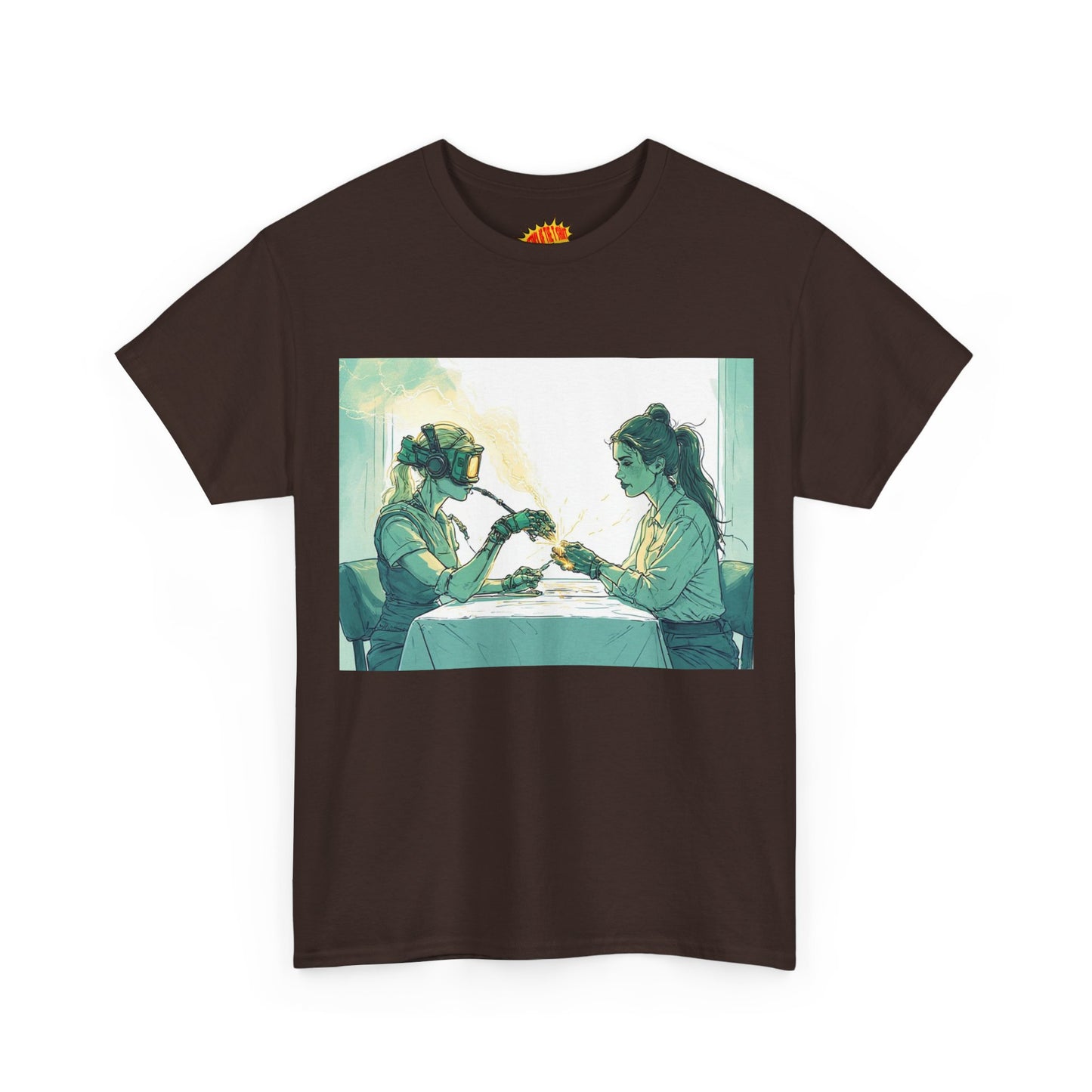 Robot Hands Manicure Scene T-Shirt *Multiple Colors*