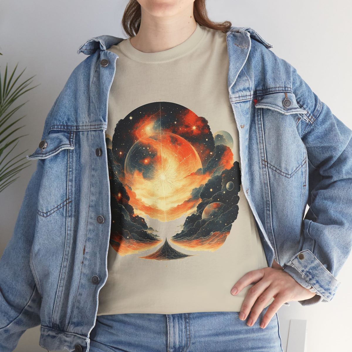 Moonscape w/Clouds Graphic Tee Shirt