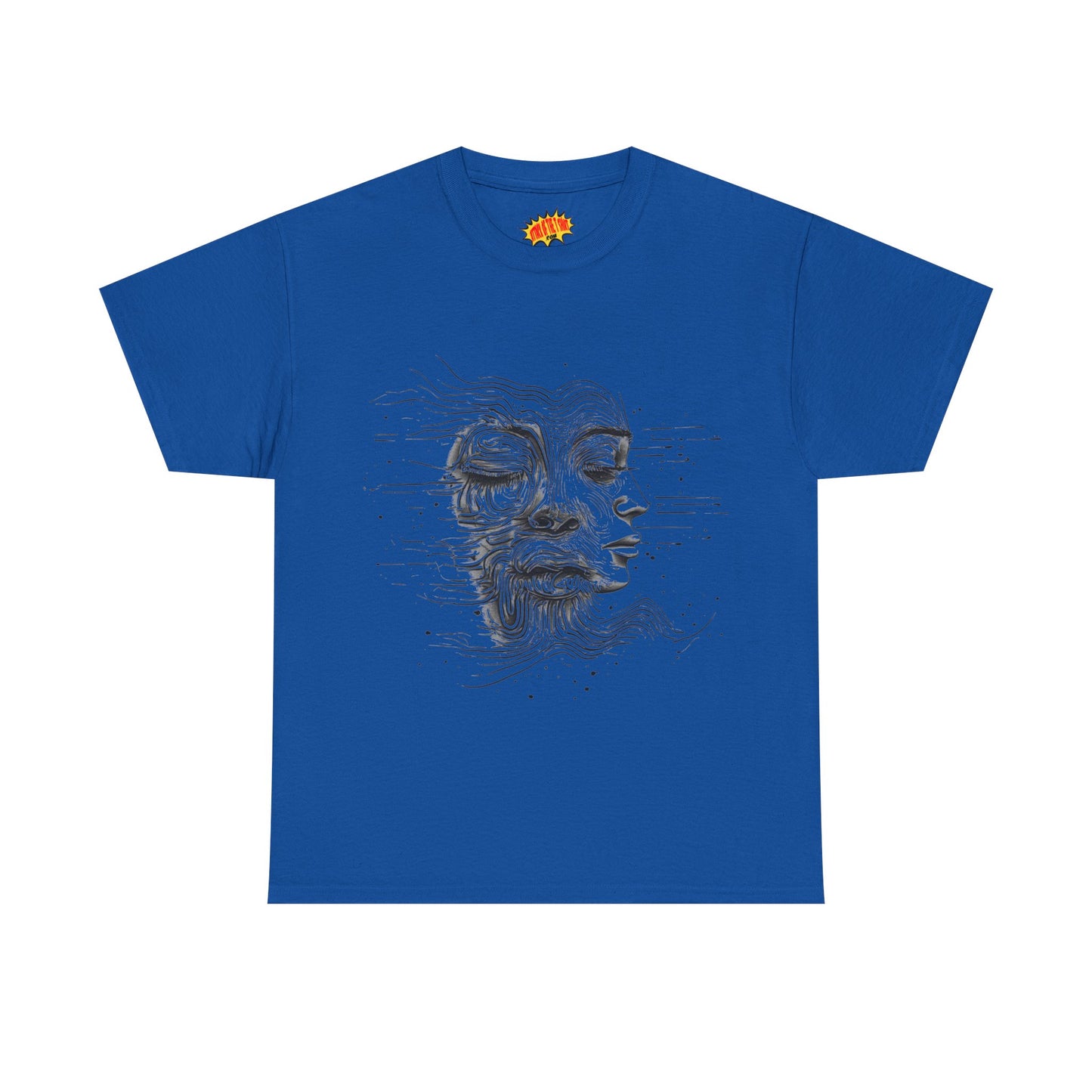 Line Drawing Graphic Art Faces Tee Shirt *Multiple Colors*