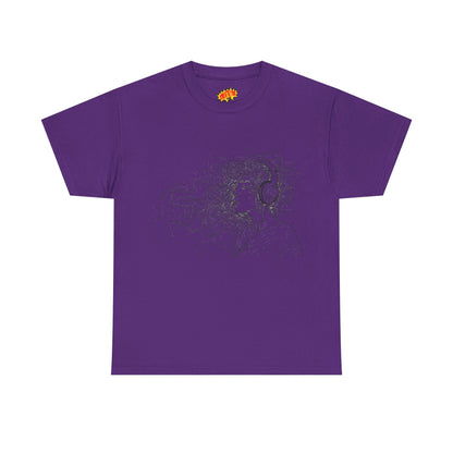 Line Drawing Portrait Graphic Musical Art Tee Shirt
