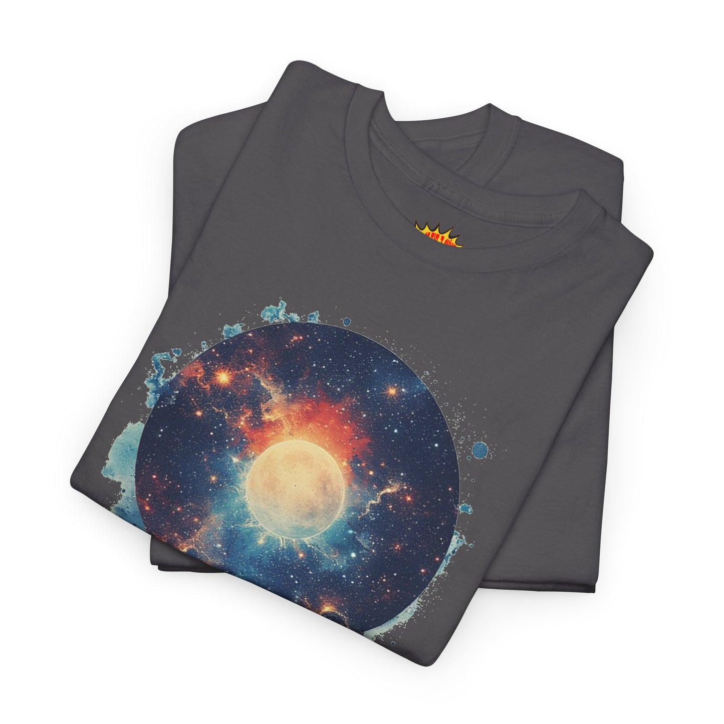 Abstract Galaxy Nebula Art w/Face Graphic Tee Shirt *Multiple Colors*