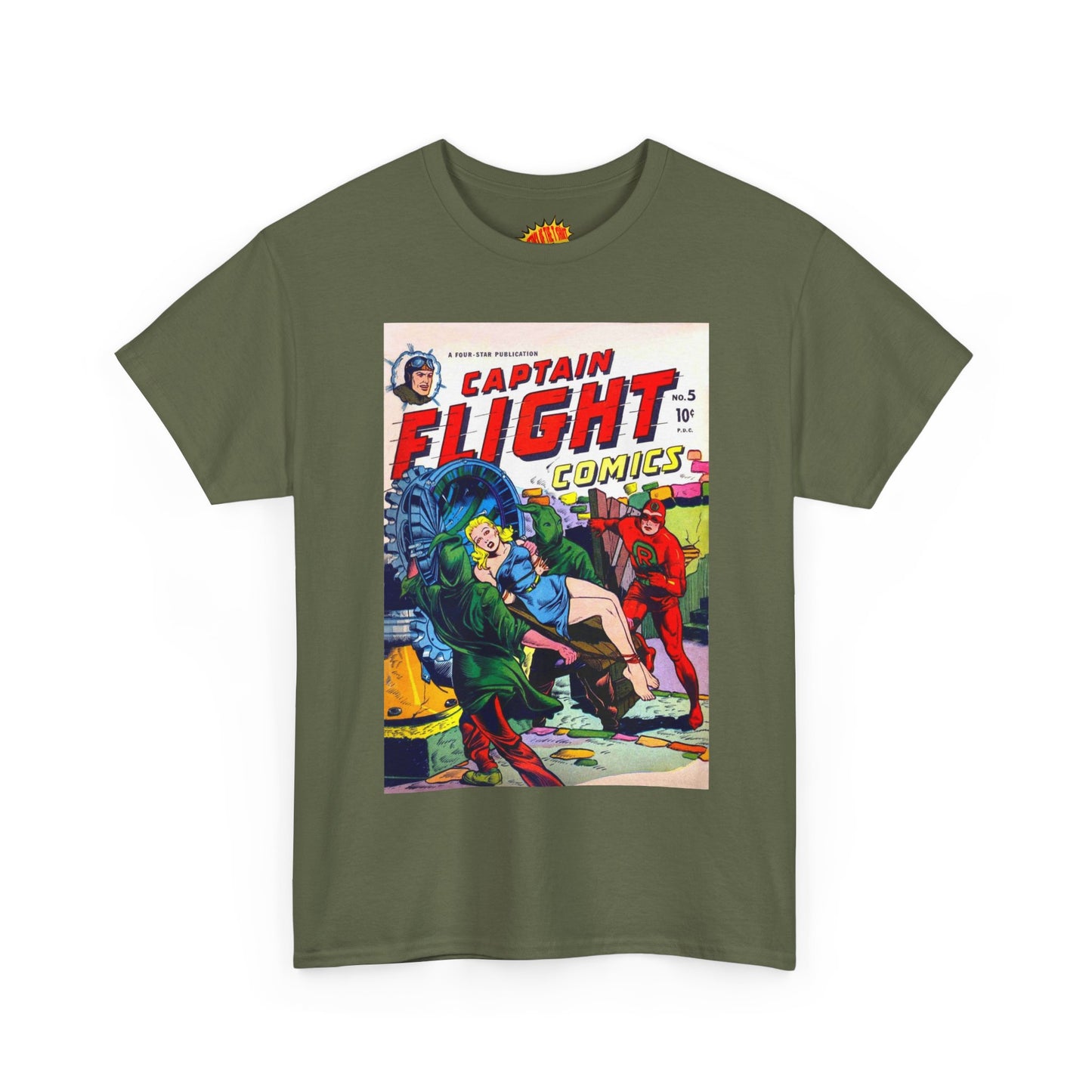 Captain Flight No. 5 Comic Tee Shirt *Multiple Colors*