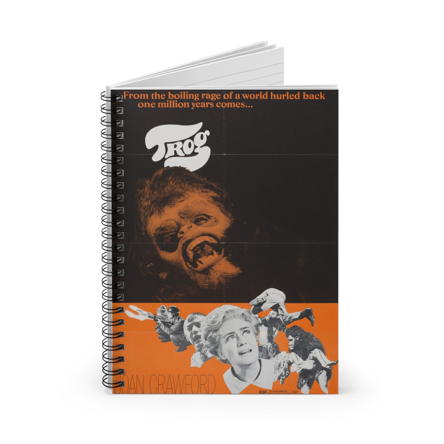 TROG - Vintage Movie Poster Notebook