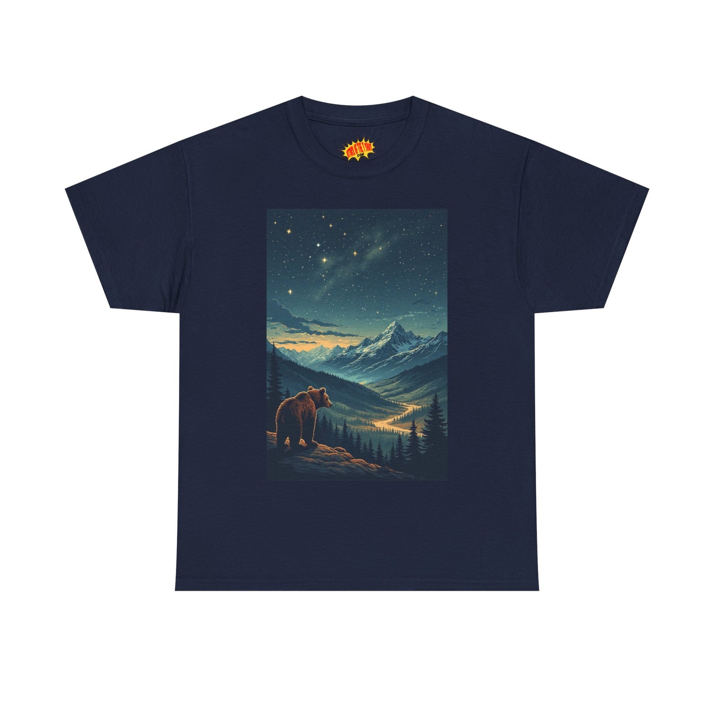 Mountain Bear Aurora Scene T-Shirt *Multiple Colors*